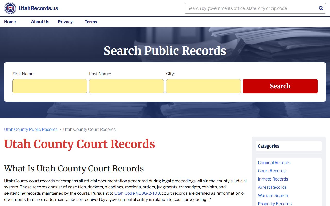 utah county court records access provo probate search