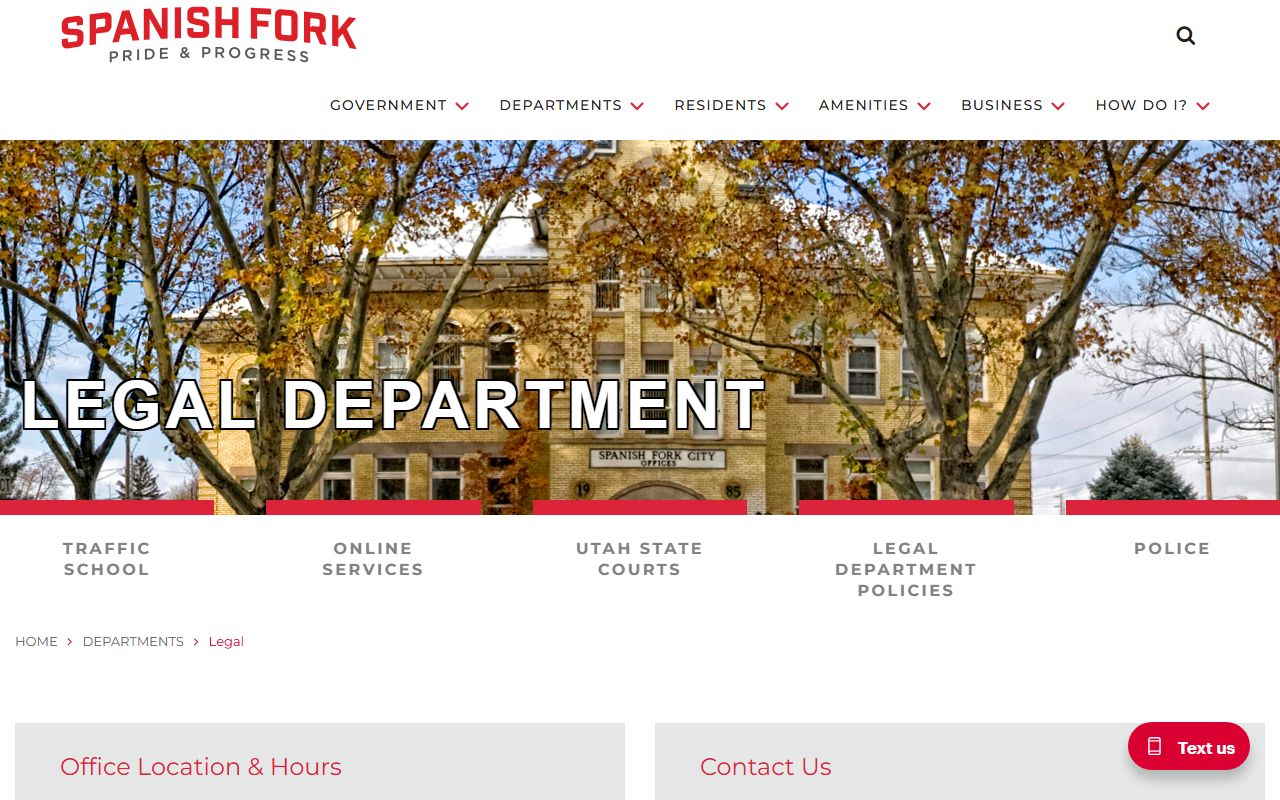 spanish fork city legal department utah county probate court records