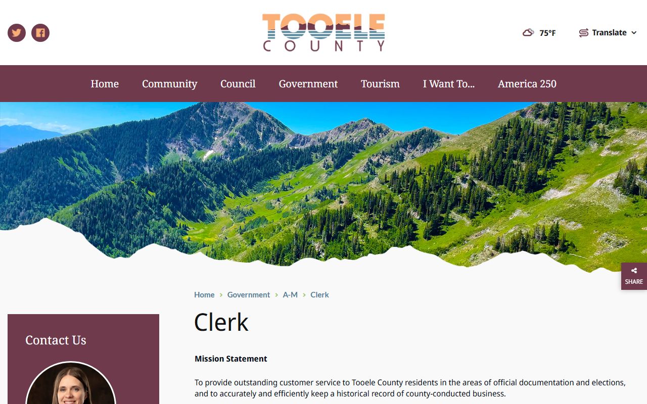 tooele county clerk office probate court records utah