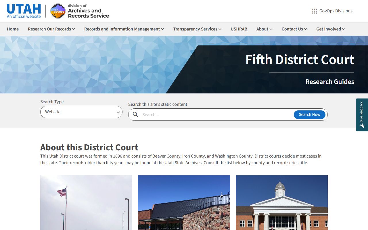 beaver county probate court records utah state archives fifth district court guide