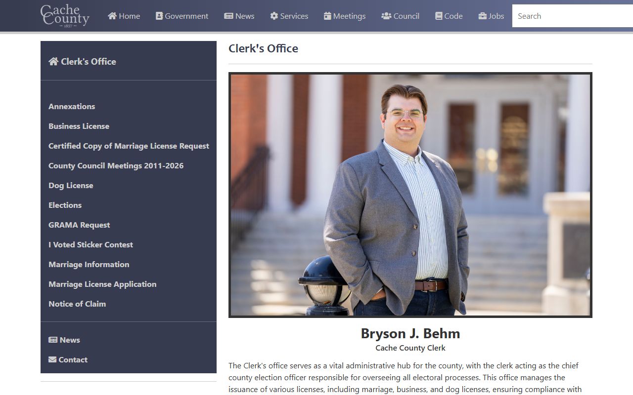 cache county clerk's office cache county probate court records