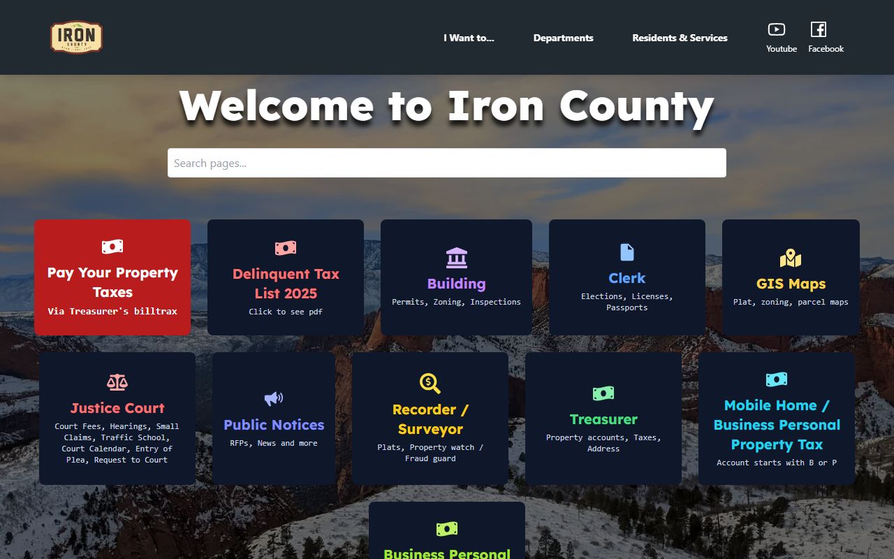 iron county official website iron county probate court records