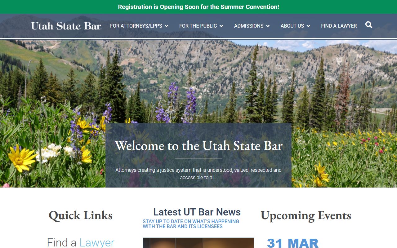 Utah State Bar legal resources for probate court records